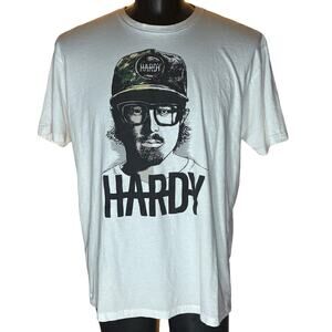 Hardy Concert Tour T-Shirt White Mens 2XL Graphic Tee
